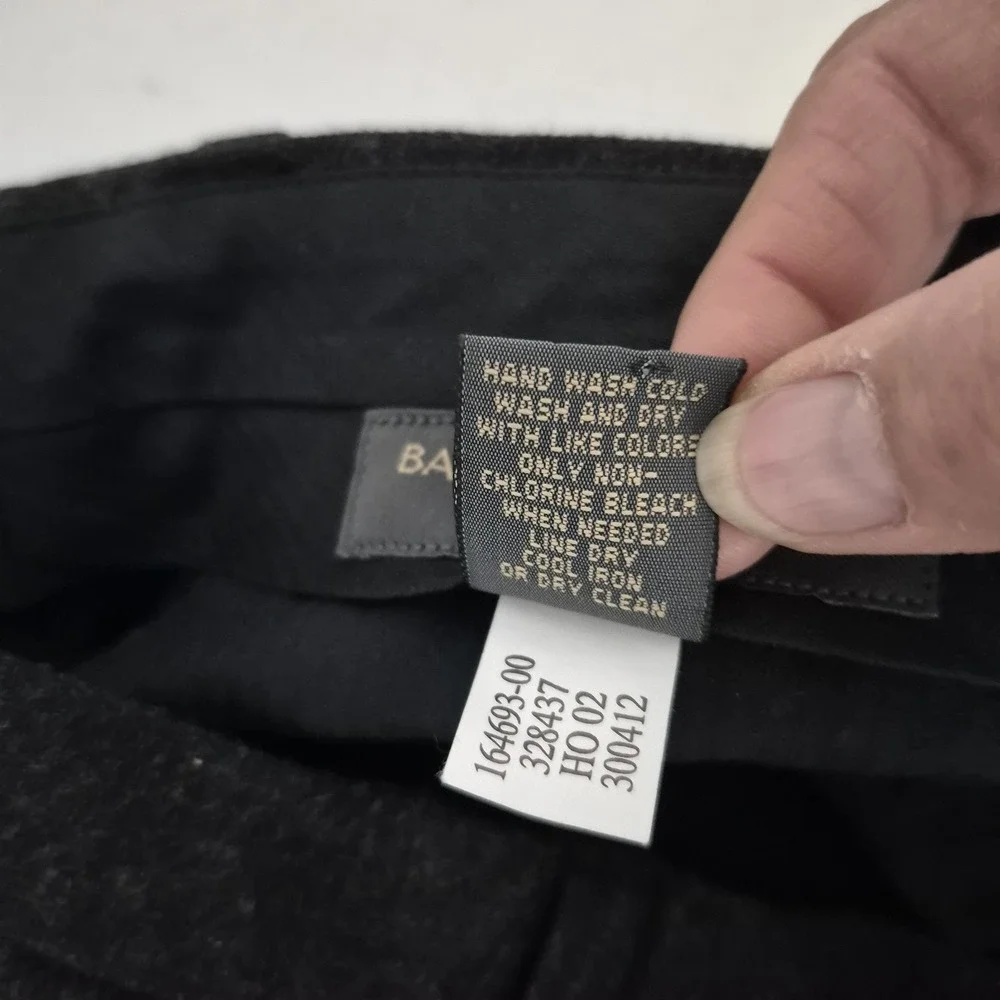 Banana Republic Dawson Dress Pants Men 34x32 Charcoal Gray Straight Leg